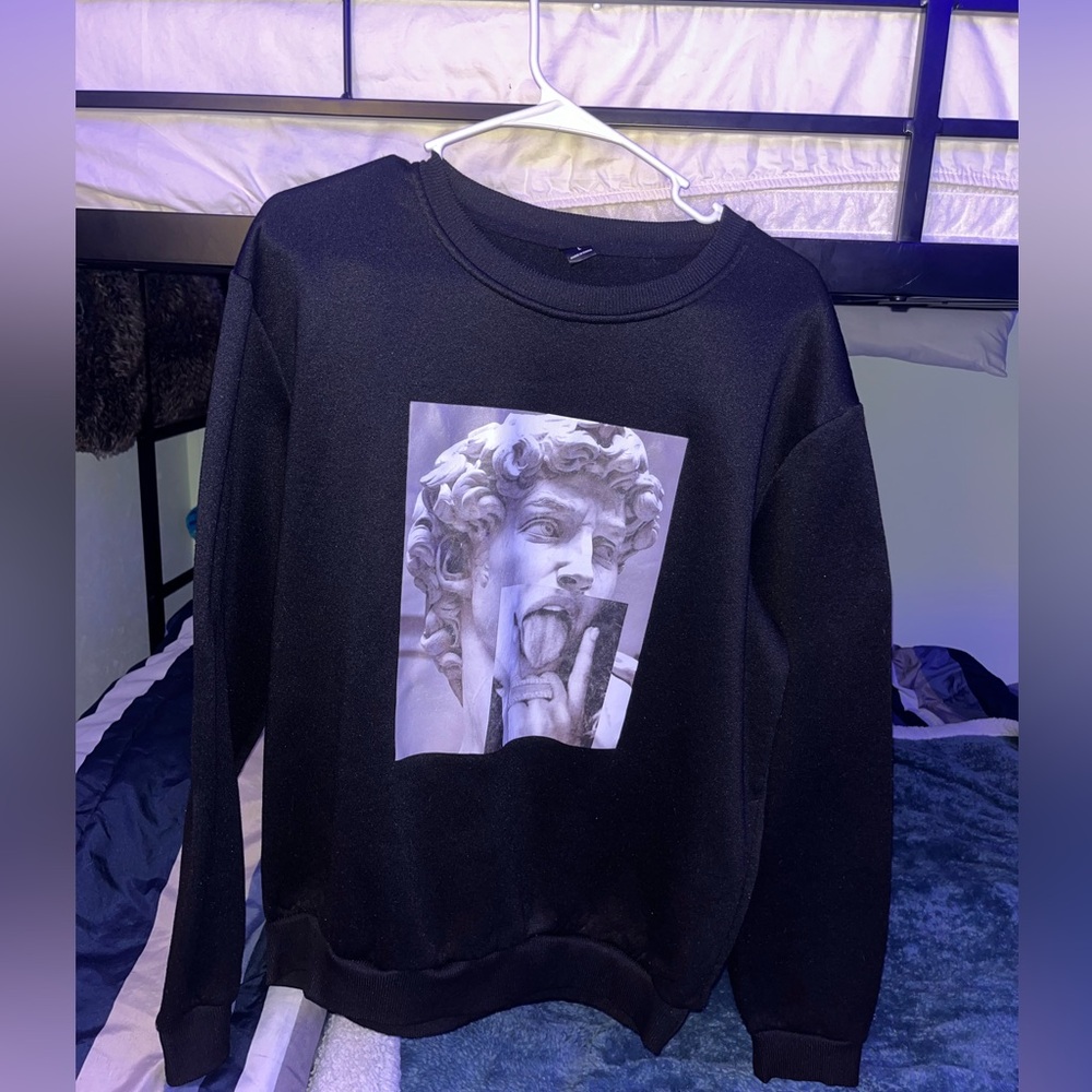 Black Crewneck from SHEIN